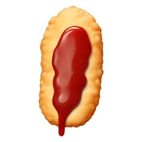 Chicken fingers and ketchup  sticker