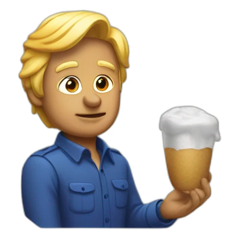 Donald qui rigole sticker