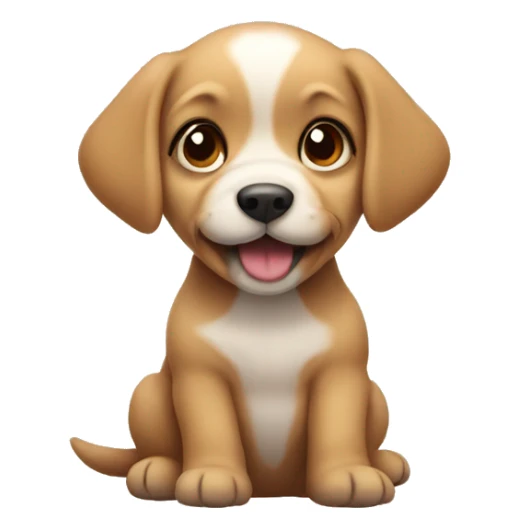 
super cute puppy sticker