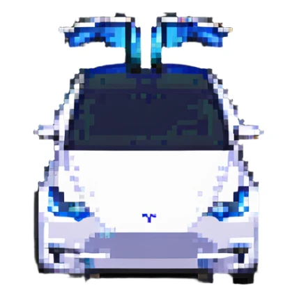 Tesla Model Y emoji sticker