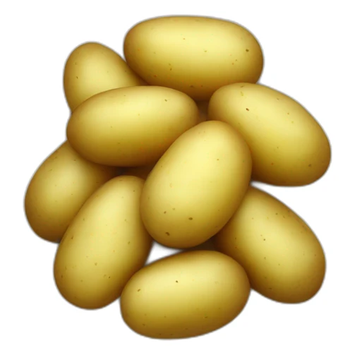 Plate of potatoes sticker