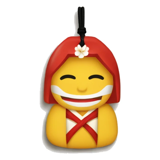 japanese shinto omamori charm sticker