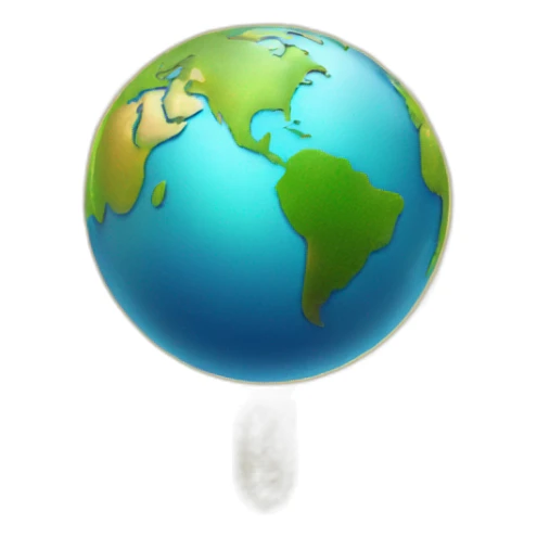 world emoji of trending graph with a sparkle at the top sticker