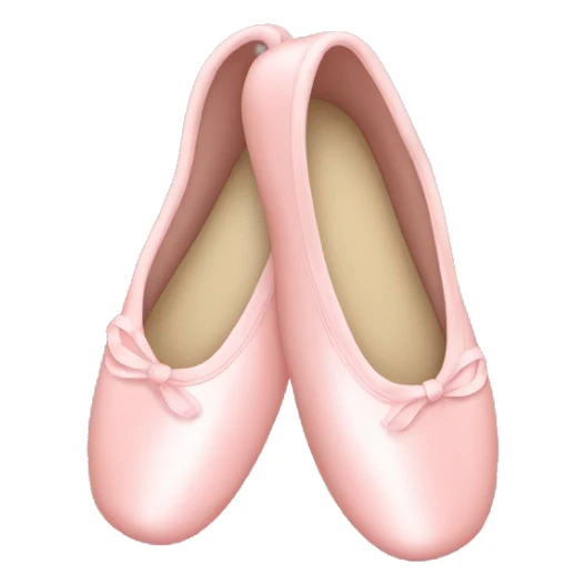 pastel pink ballet shoes sticker