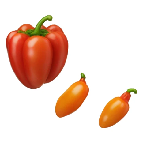 Rocoto rojo arequipeño feliz con cara real sticker