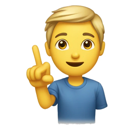 Une main qui fait un L avec le pouce et l’index  sticker