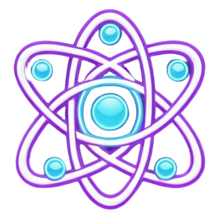 futuristic minimalistic logo icon, glowing letters "SANG" made of three merging neon lines, representing Storm, Atom and NoizeGames, neon purple (#8B5CF6) and cyan (#00E0FF), dark background, no face, tech logo style, 1:1 aspect ratio sticker