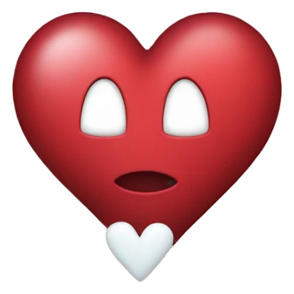 A heart with an m in the middle sticker