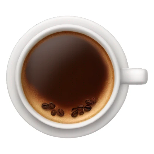  burgundy hot cup of coffee sticker