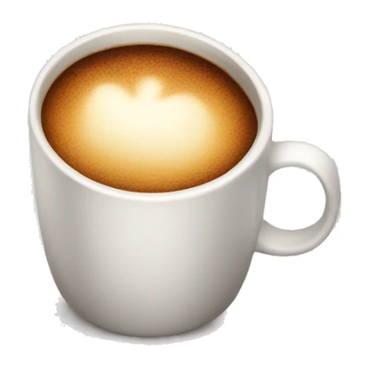 Craft cup of coffee  sticker