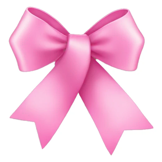 pink ribbon in christmast sticker