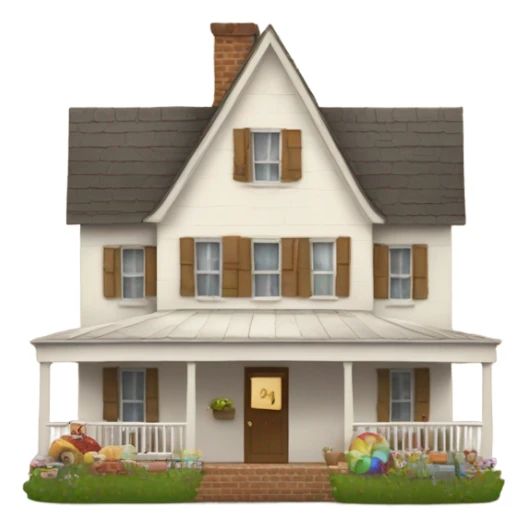 Happy 50th birthday in skinny farmhouse font sticker