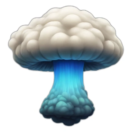 mushroom cloud sticker