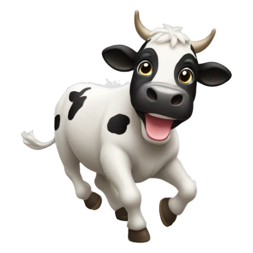 vache qui fait de la dance sticker