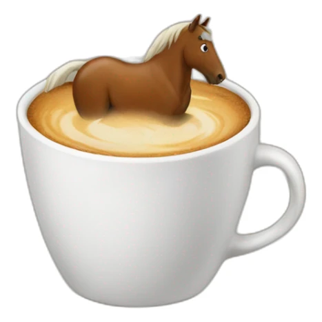 horse coffee sticker