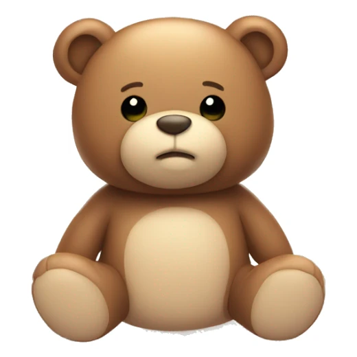 Teddy bear with glowing stars  sticker