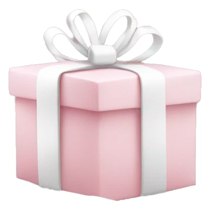 Light pink Christmas gifts under a white Christmas tree  sticker