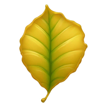 gota de agua color oro con una hoja dentro de la gota sticker