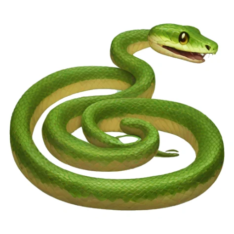 realistic snake sticker