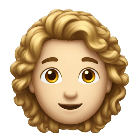 Homme blanc aux cheveux longs amoureux sticker