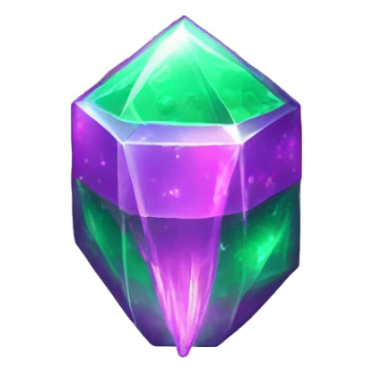 Piece of glowing Kryptonite  sticker