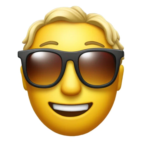 Eine Chilischote mit Sonnenbrille und Goldkette sticker