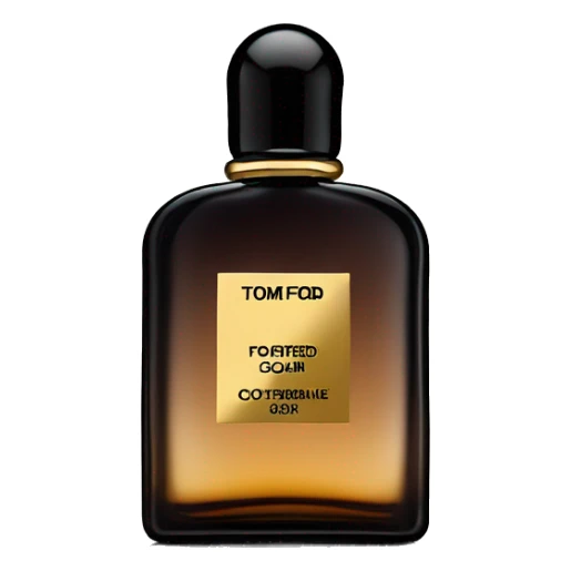 ombré leather tom ford all black bottle cologne sticker