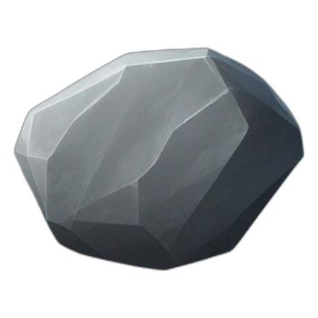 diorite, in the form of a rock sticker