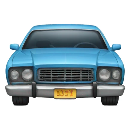 car emotion of sadness sticker