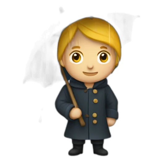 breton sous la pluie sticker