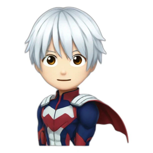 Shoto todoroki de my hero academia sticker