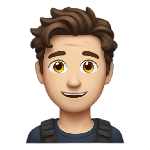 make a emoji that looks like Tom Holland sticker