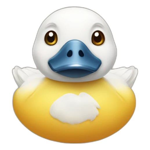 Canard qui fait à manger sticker