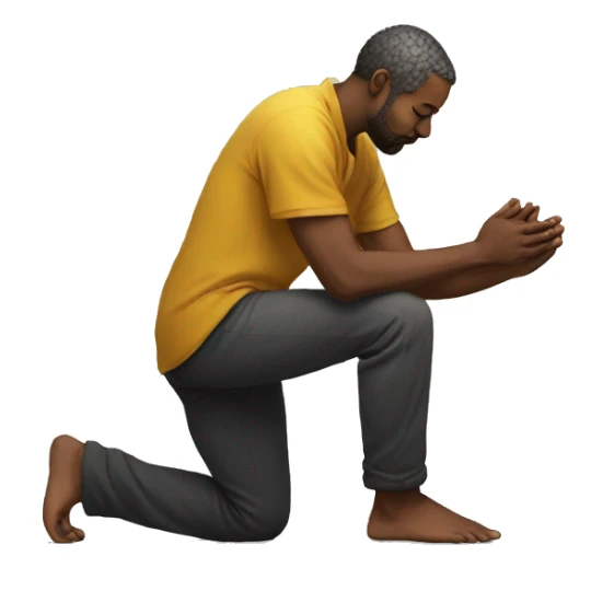 Man praying to god wishnu sticker