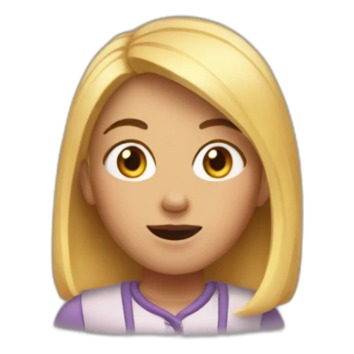 woman surprise sticker