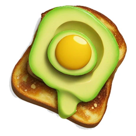 Avocado French toast  sticker