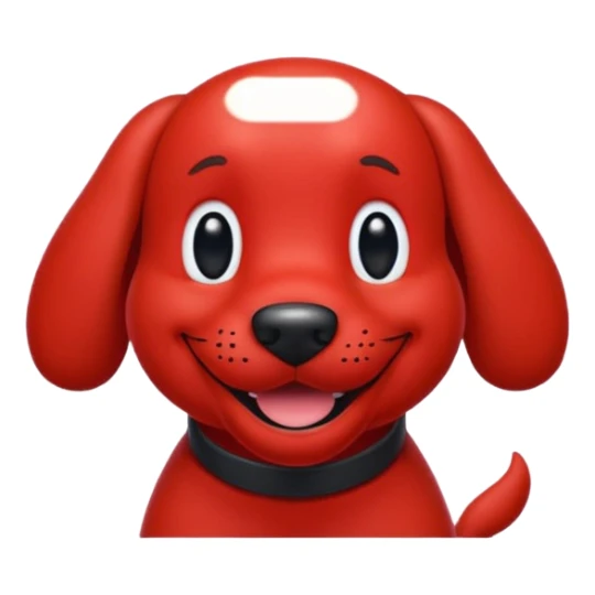 Clifford the big red dog sticker emoji sticker