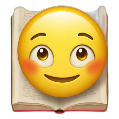 Book with the inscription merci pour ce moment sticker