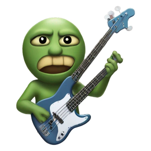 Spirit In The Sky Bass sticker