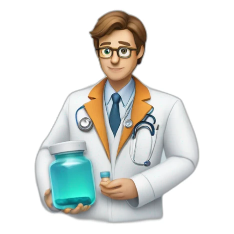 The doctor prescribed me a new medication sticker