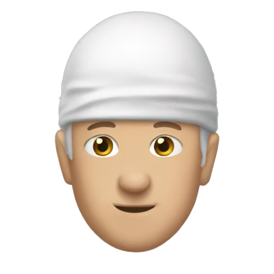 Skibidi toilet bald head sticker