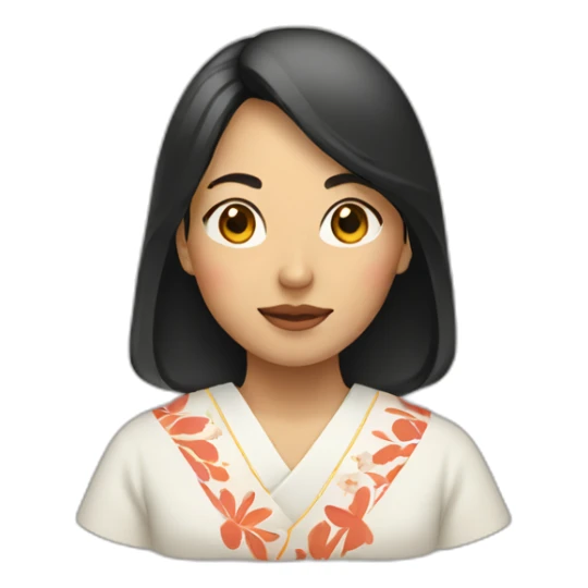 japanese mexican women sticker