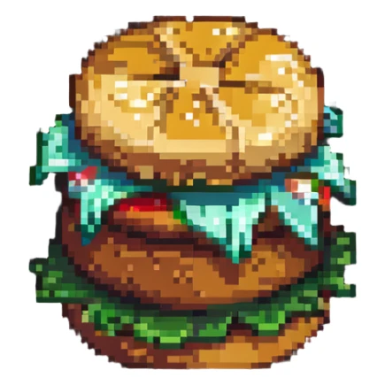 chicken patty sticker
