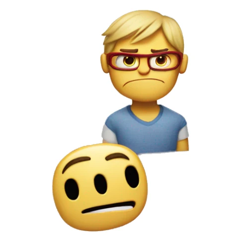 anger from inside out with a name tag that says steve  sticker