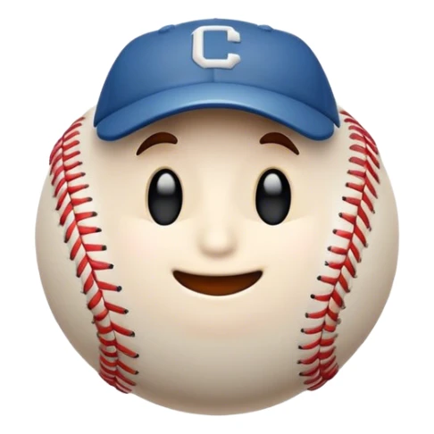 Cinematic Realistic Baseball Pop Culture Emoji, showcasing an action-packed scene of America's favorite pastime rendered with lifelike textures and energetic, nostalgic lighting. sticker