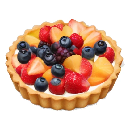 Fruit tart sticker