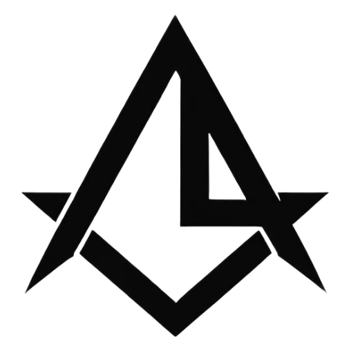 una "J" stilizzata in bianco e nero, logo jeventus sticker