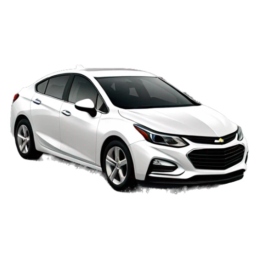 Chevrolet Cruze 2017 white alpine sticker