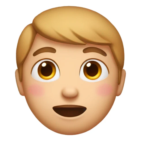 hearts around face emoji sticker