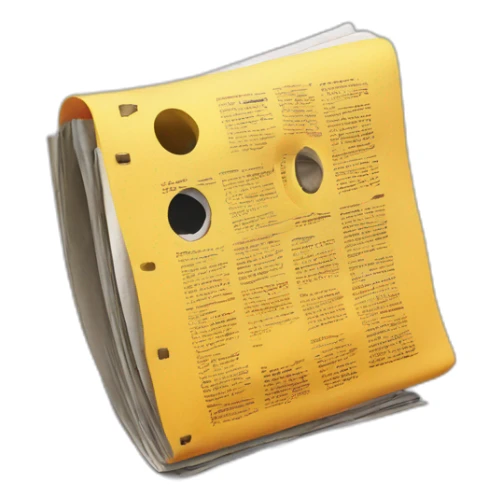 magazine with two spy holes sticker